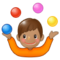 Person Juggling - Medium emoji on Samsung